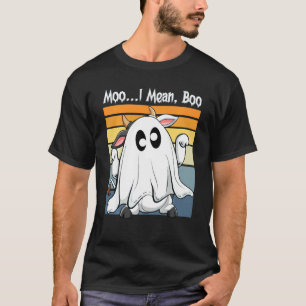 Geisterkuh Muh Ich Meine Buh Halloween Kuhliebhabe T-Shirt