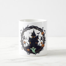 👻 "Geisterparadies" Halloween-Nacht-Tasse