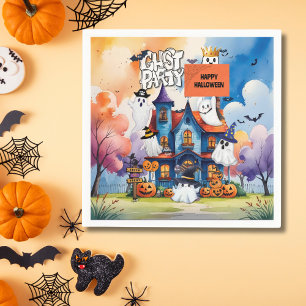 Geisterparty-Kinder Halloween Serviette