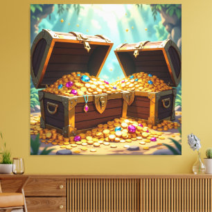 Geisterschiff der Piraten   Leinwanddruck