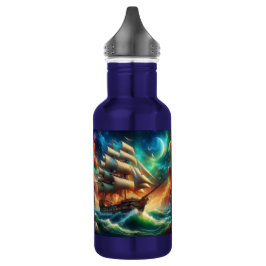 Geisterschiff Lady Lovibond in a Cosmic Storm Edelstahlflasche