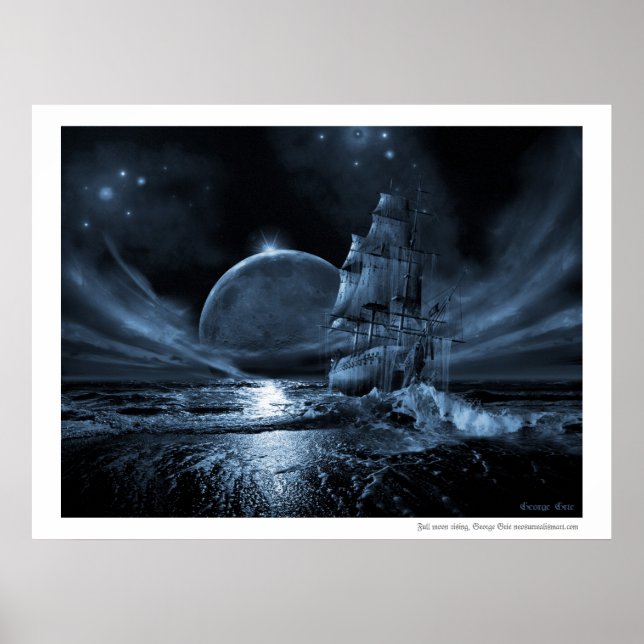 Geisterschiff-Serie: Vollmond steigt Poster (Vorne)
