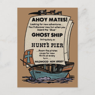 Geisterschiff SKUA Wildwood Postkarte