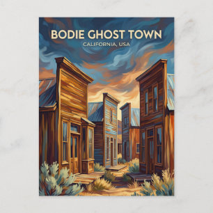 Geisterstadt Bodie USA Postkarte