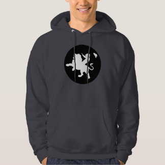 Geisterstadtsolider B&W Hoodie