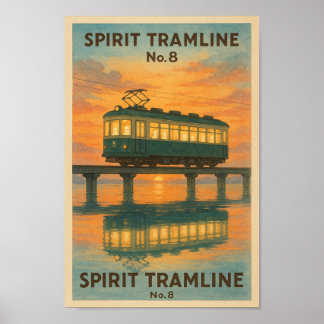 Geisterstraßenbahn Nr. 8 Poster