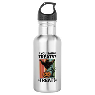 Geistert-Shirt Halloween mit gruseligen Pun und Kü Edelstahlflasche