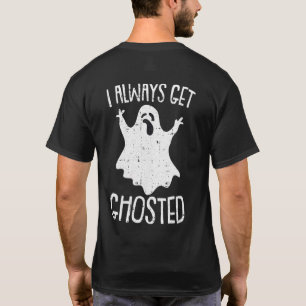 Geisterte Frauen Faules Halloween-Kostüm Geist Dat T-Shirt