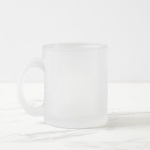 Geisterweiß einfarbig mattglastasse