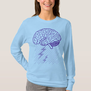 Geistesblitz (lila) T-Shirt