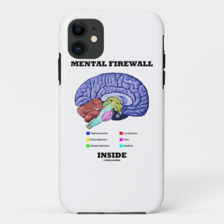 Geistesbrandmauer-Innere (anatomisches Gehirn) iPhone 11 Hülle