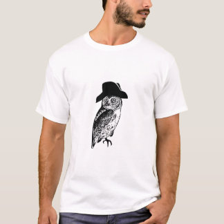 Geisteskranke Eulengraphik T-Shirt