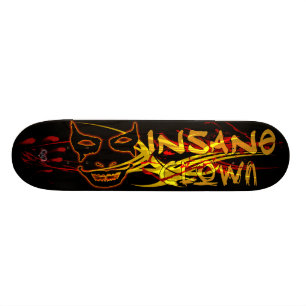 Geisteskranker Clown - kundenspezifisches Skateboard