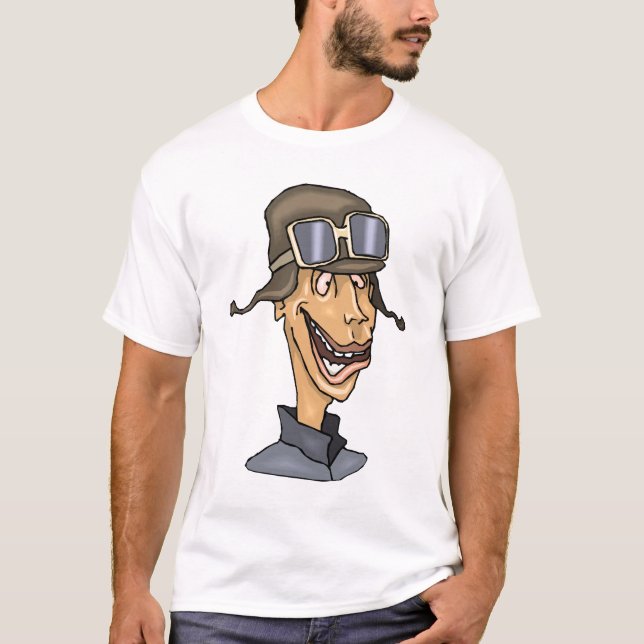 Geisteskranker Pilot T-Shirt (Vorderseite)