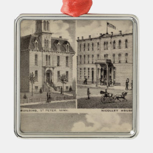 Geisteskrankes Krankenhaus, allgemeine Silbernes Ornament
