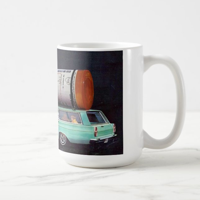 Geisteskrankheits-glückliche Stunden-Kaffee-Tasse Tasse (Rechts)