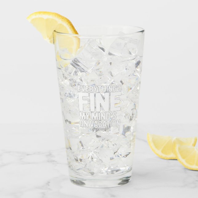 Geistesurlaub Glas (Vorderseite Ice)