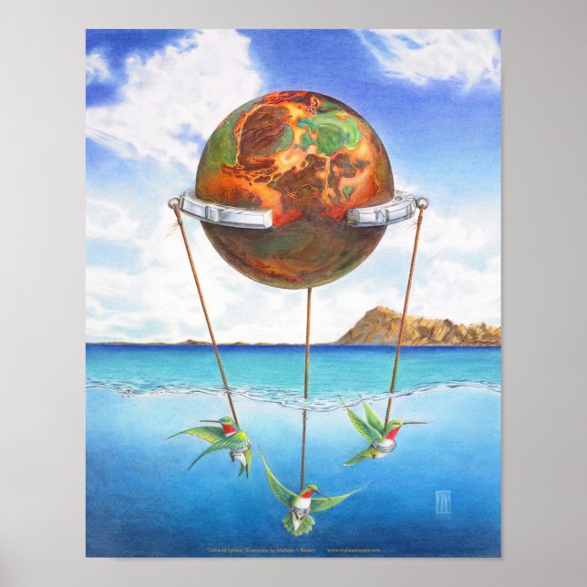 Geistesvögel Poster (Vorne)