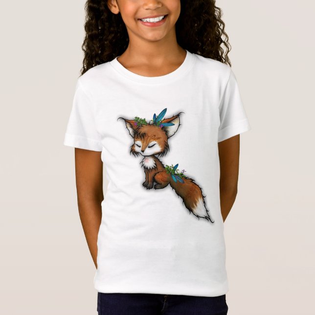 GeistFox - Niedliches Totem-Tier T-Shirt (Vorderseite)