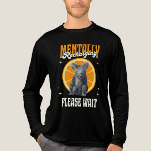 Geistig Aufladendes Koala-Introvertierten-Stimmung Tri-Blend Shirt