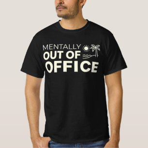 Geistig außer Haus Slogan - Minimalistischer Somme T-Shirt