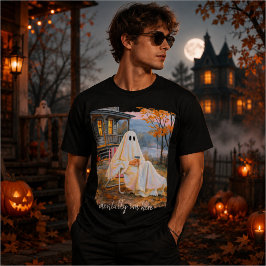Geistig bin ich hier lustiger Geist Herbst T-Shirt