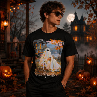 Geistig bin ich hier lustiger Geist Herbst T-Shirt
