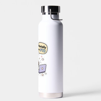 Geistig im Urlaub - Lustige Waschbär-Wasserflasche Trinkflasche