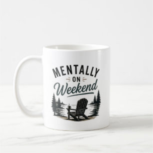 Geistig im Wochenend-Relax-Modus Lebensstil Kaffeetasse