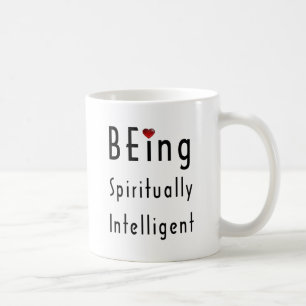 Geistig intelligent sein tasse