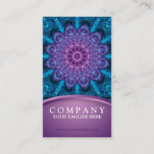 Geistige lila Blume, Meer des Blaus