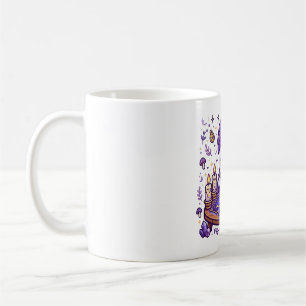Geistige Tarot-Lesung Mystische Halloween-Kunst Kaffeetasse