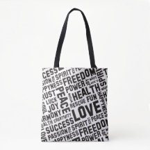 Geistige Worte / Affirmationen schwarz + dein Hint