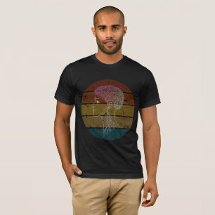 Geistige Wurzeln – Abstrakte Grafik der menschlich T-Shirt