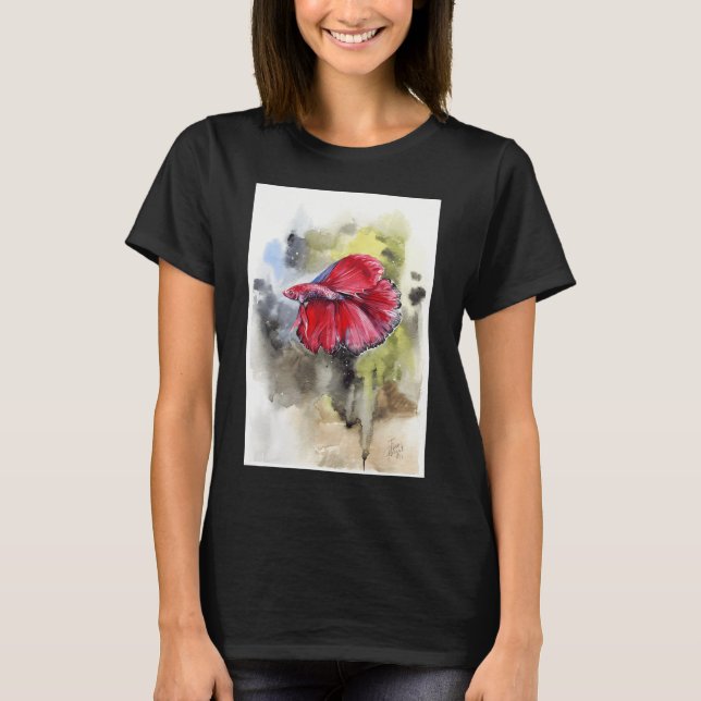 Geistiger Aal-Aufkleber T-Shirt (Vorderseite)