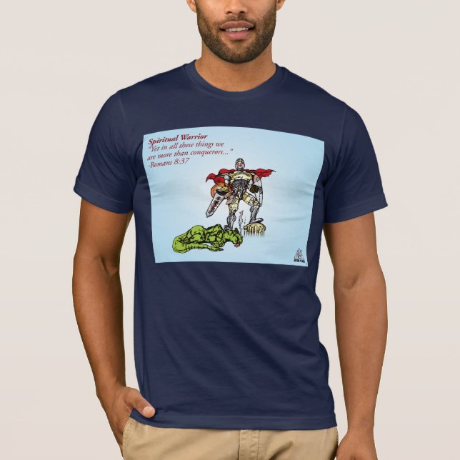 Geistiger Kriegers-Eroberer T-Shirt (Vorderseite)