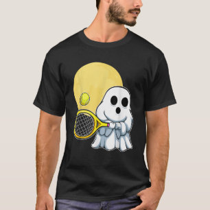 Geistiger Tennisspieler Faules Halloween-Kostüm Cu T-Shirt