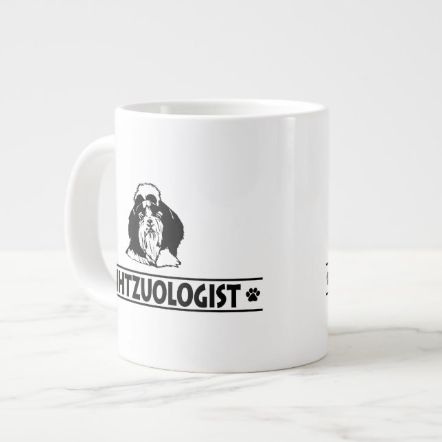 Geistlicher Schiiten-Tzu Jumbo-Tasse (Vorderseite Links)