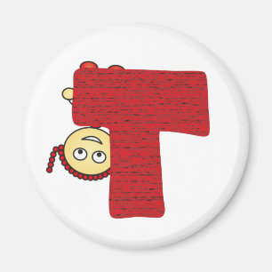 Geistreicher Magnet des Buchstabe-T