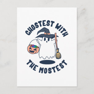 Geistreichste lustige gruselige Hexe Postkarte