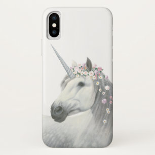 GeistUnicorn mit Blumen in der Mähne Case-Mate iPhone Hülle