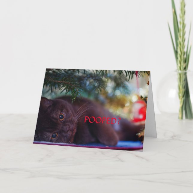 GEKACKT? CHRISTMAS-KARTE FÜR JEDEN DANKESKARTE (Vorderseite)