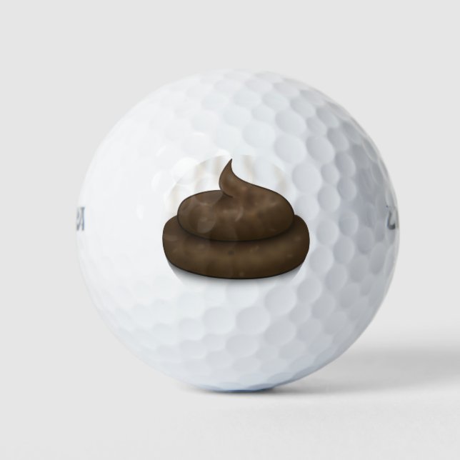 Gekackt Golfplätze Golfball (Vorderseite)