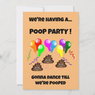 GEKACKT Party lustige niedliche Mädchen Jungs Gebu Einladung