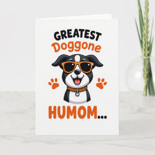 Gekarte Freundschaftskarte mit coolen Hund Karte