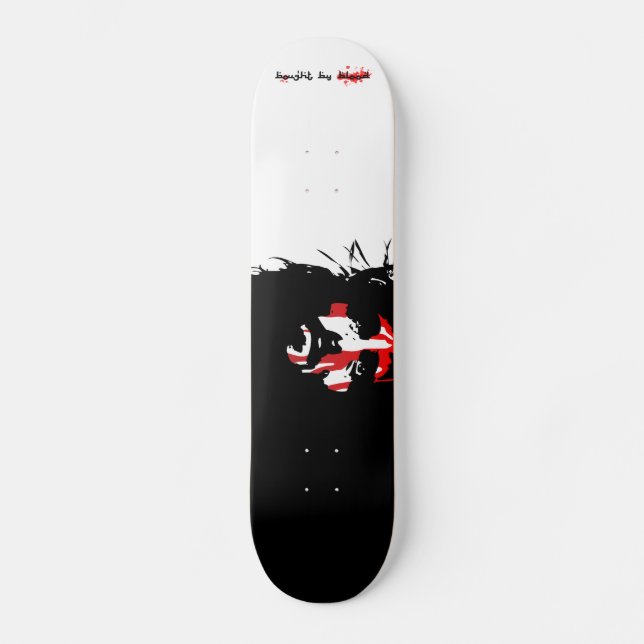 Gekauft durch Blut-Skateboard Skateboard (Vorderseite)