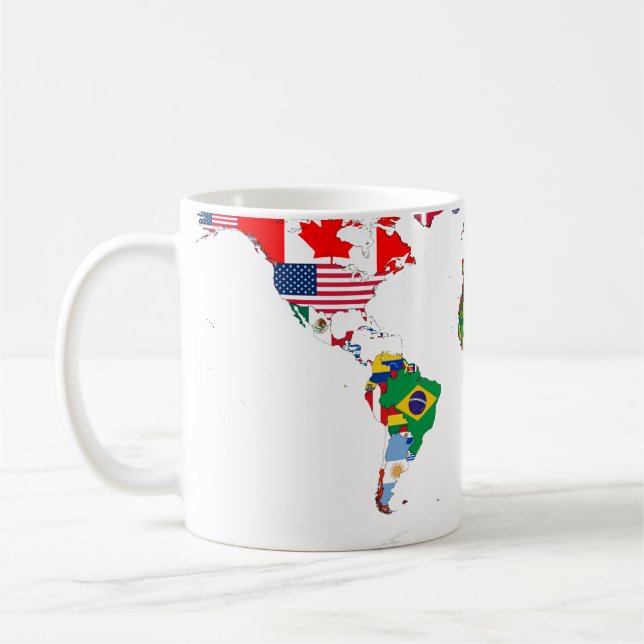 Gekennzeichnete WeltTasse Tasse (Links)