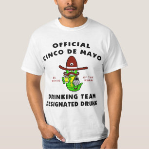 Gekennzeichneter betrunkener T - Shirt Cinco Des
