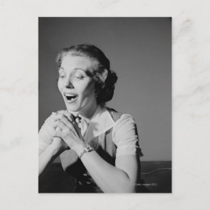 geklammerte Hände Postkarte