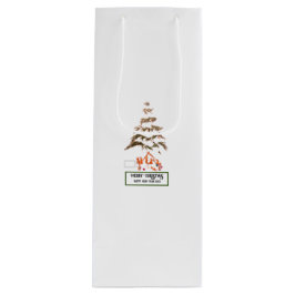 geklappte Begrüßung Geschenktüte Für Weinflaschen